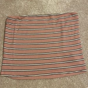 American Eagle Pink Striped Tube Top, Women’s Size Large - New Condition